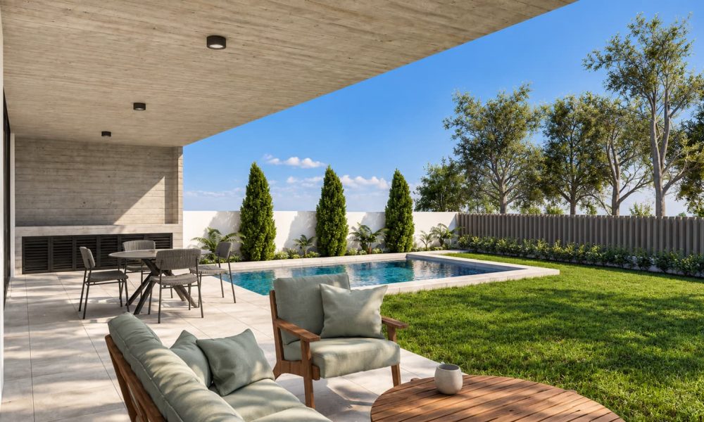 Contemporary Patio Pool Retreat Contemporary Patio Pool Retreat