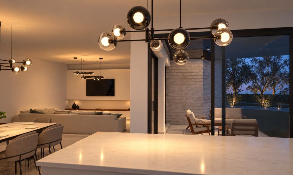Twilight Glow in a Modern Home Twilight Glow in a Modern Home